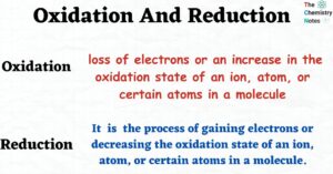 Oxidation And Reduction