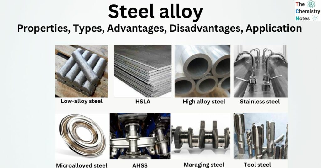 Steel alloy: Properties, Types, Advantages, Disadvantages, Application