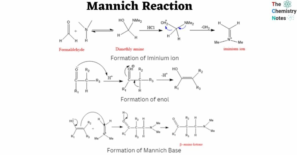 Mannich reaction mechanism