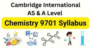 Cambridge AS and A Level Chemistry Syllabus