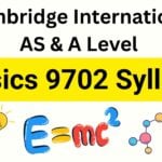 Cambridge AS and A Level Physics Syllabus