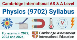 Cambridge AS and A Level Physics Syllabus