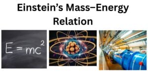 Einstein’s Mass–Energy Relation